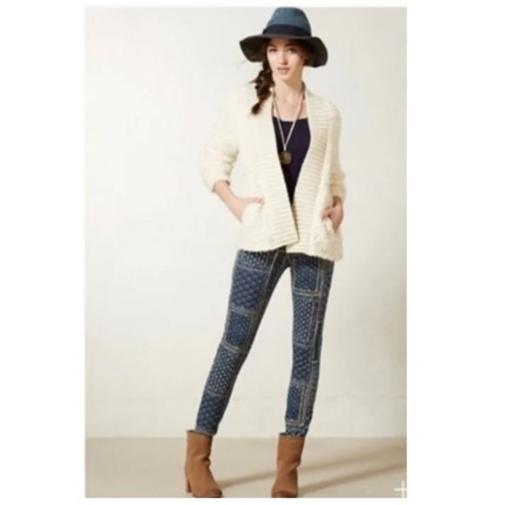 NWT-Anthropologie Pilcro Serif Fit Patchwork Corduroys - 32